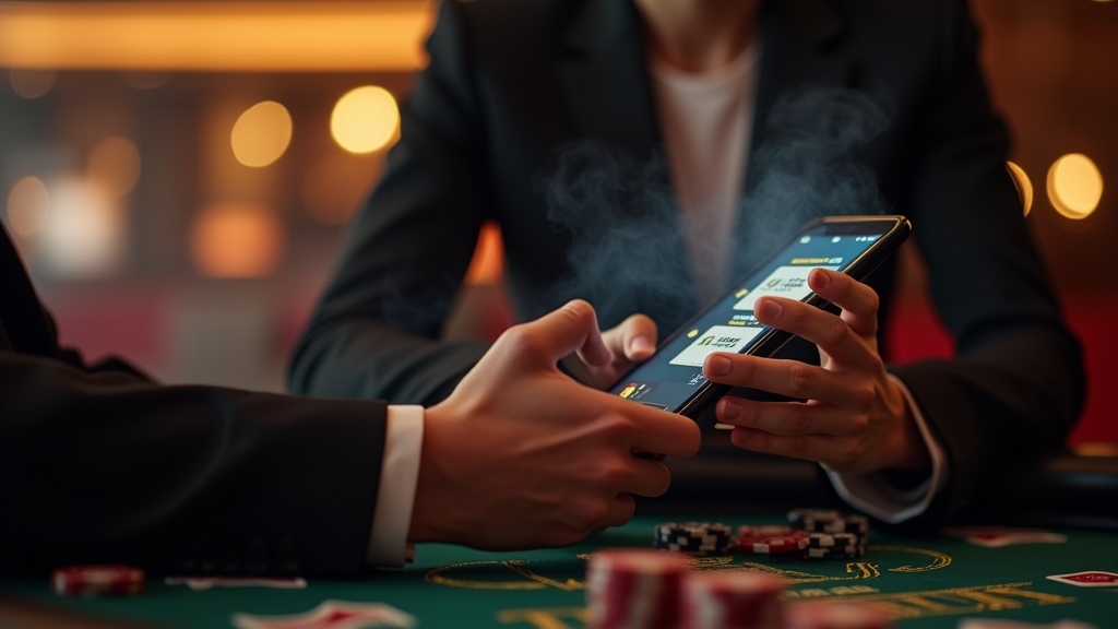 Loyal player receiving recurring casino bonus notifications in a dark lounge